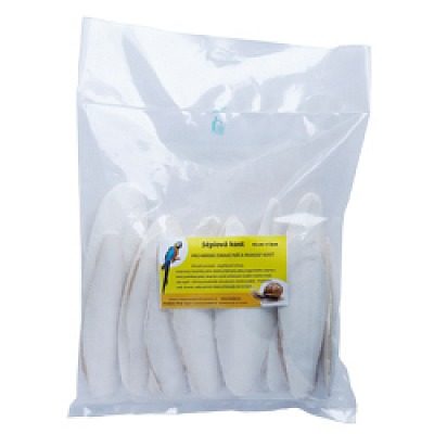 Sépiová kost broušená 15cm (+/-3cm) 15 ks