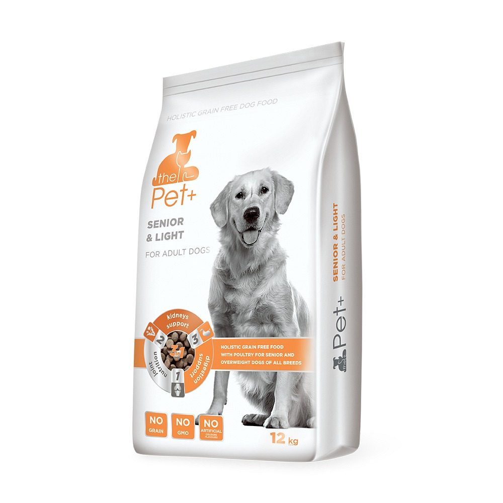 thePet+ 3in1 dog SENIOR & LIGHT Adult - 12 kg