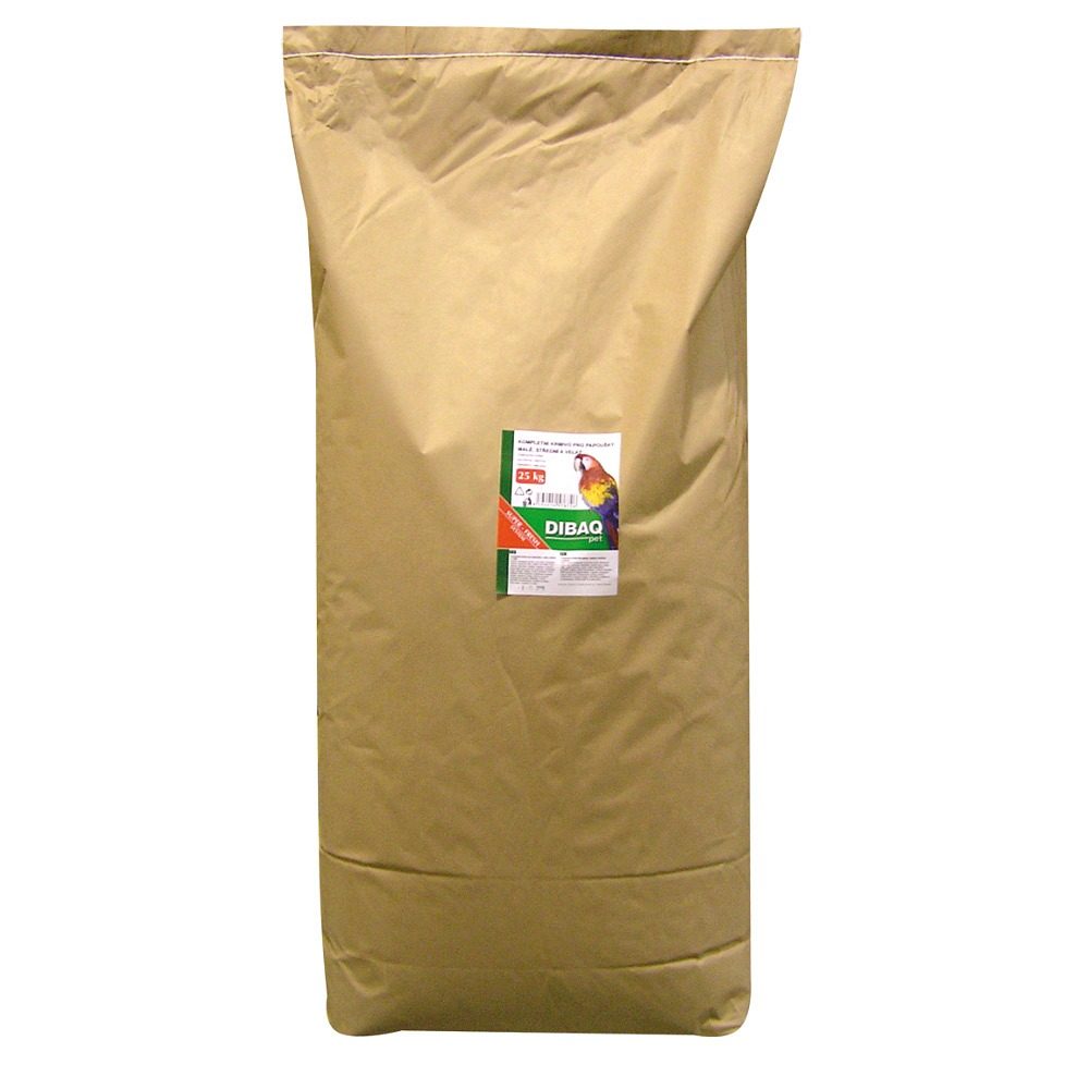 Zrniny pytel DIBAQ PET Papoušek 25 kg