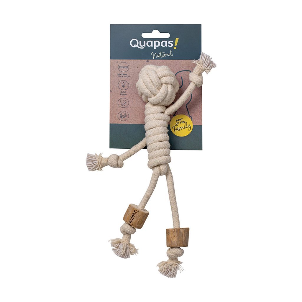 Quapas! Hračka z kávového dřeva Pupa 34x7cm