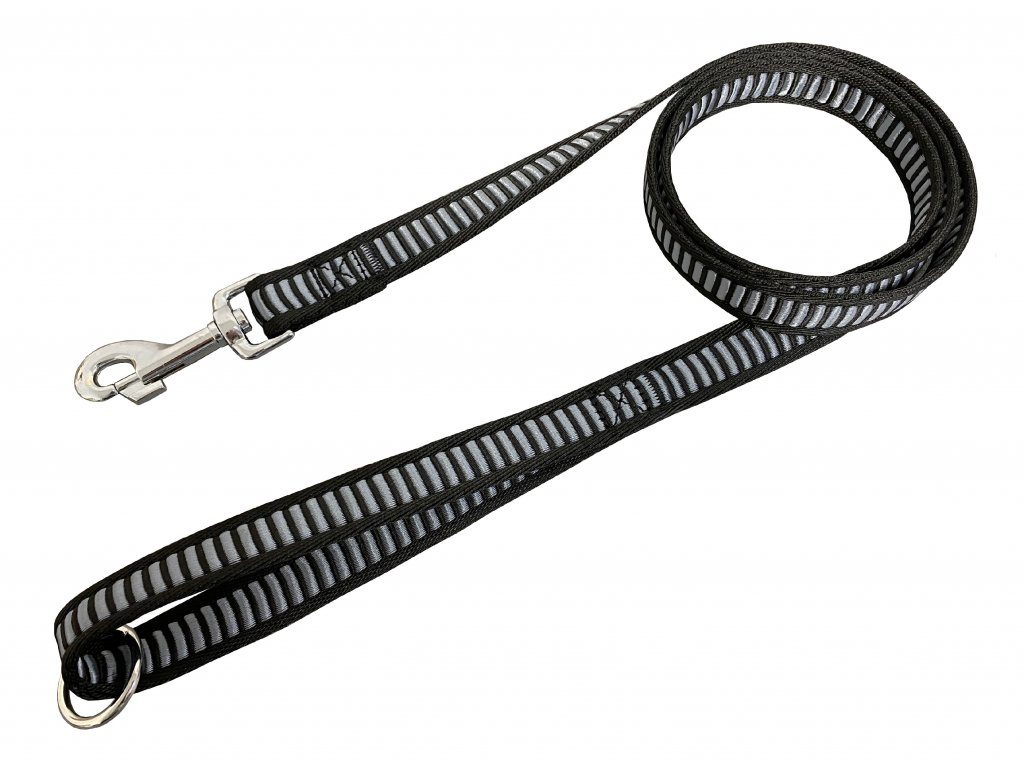 HUHUBAMBOO vodítko ŽEBŘÍK přepínací popruhové 240cm, šedé