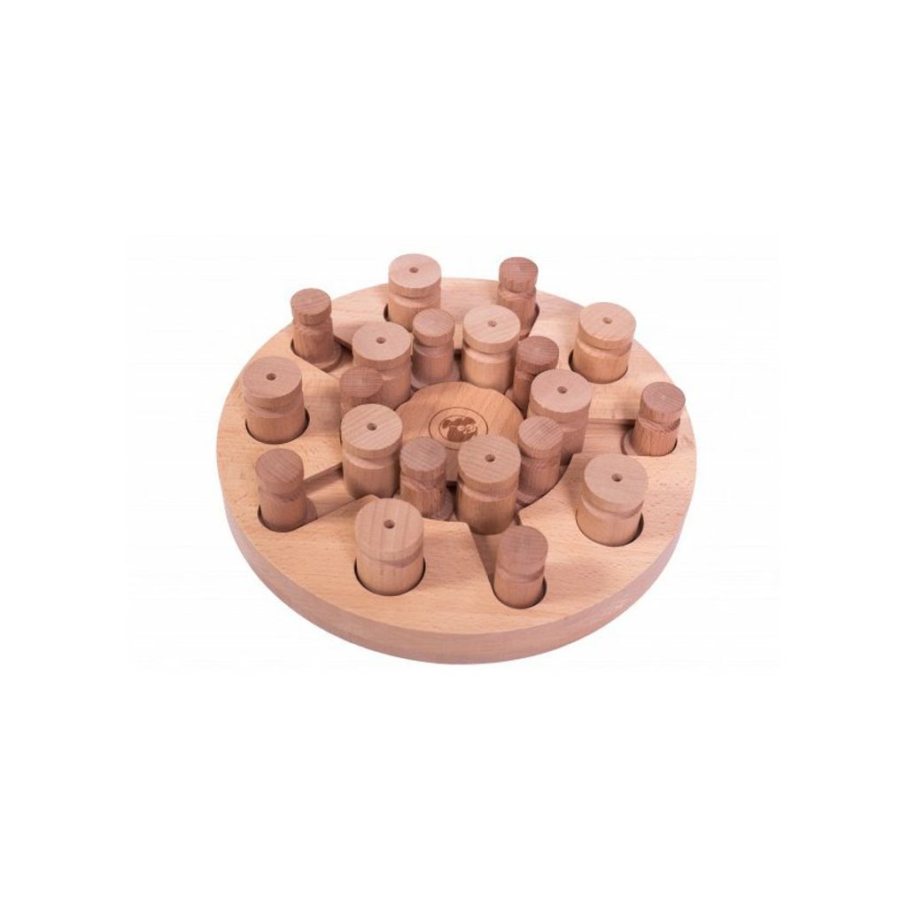 Dřevěný hlavolam Mandala & Star/obtížnost 1-2