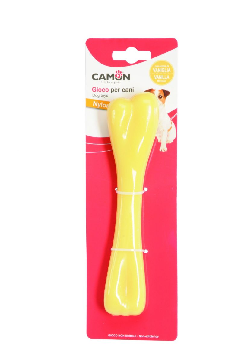 CAMON HRAČKA NYLONOVÁ KOST S VŮNÍ VANILKY 19 cm