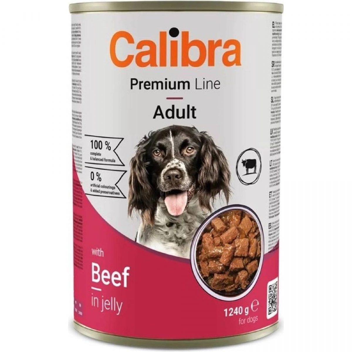Calibra Dog Premium konz. with Beef 1240g