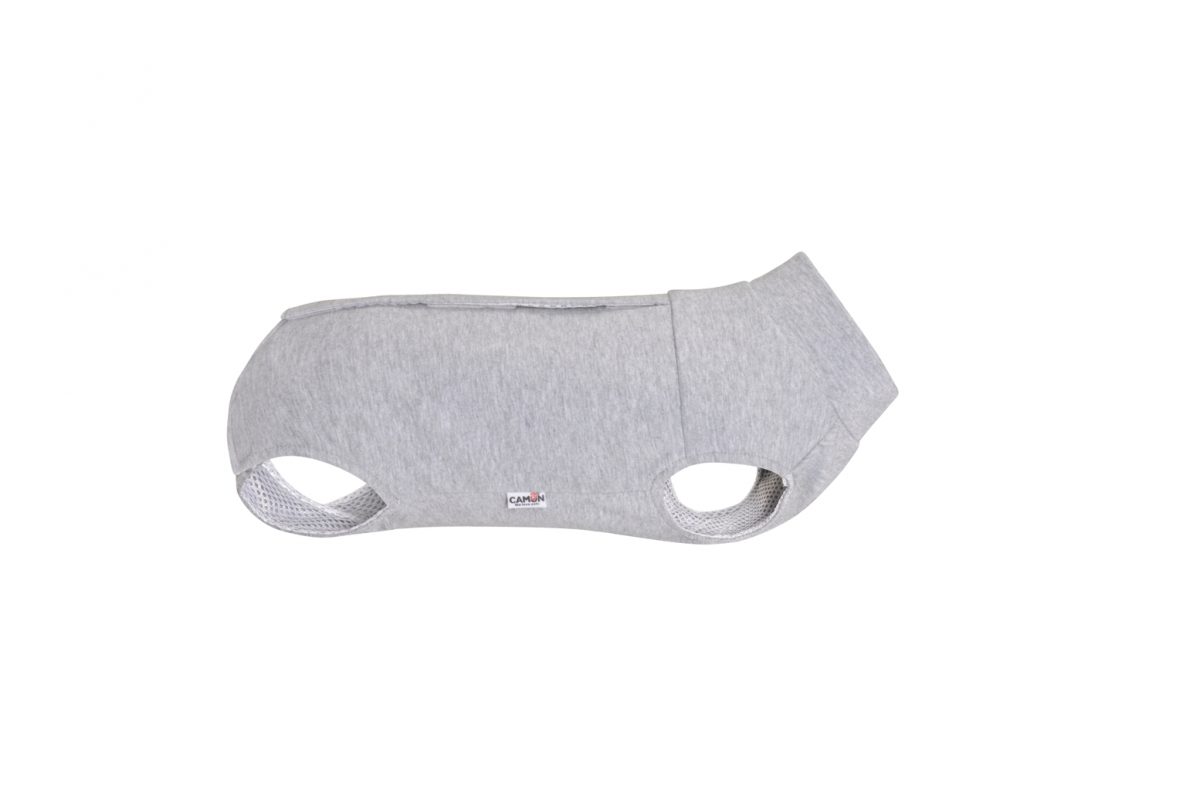 POOPERAČNÍ OBLEČEK PRO KOČKY 36 - 42 cm, šedá
