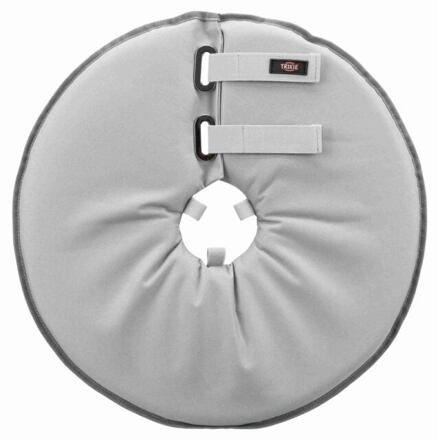 Ochranný měkký límec "disk", S: 30-34 cm/19,5 cm, polyester/pěna, šedá