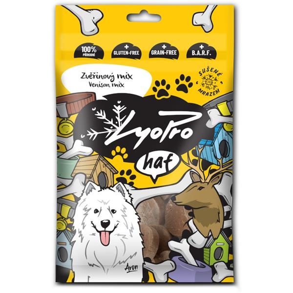 Lyopro DOG poch. mrazem sušený Zvěřinový mix 50g