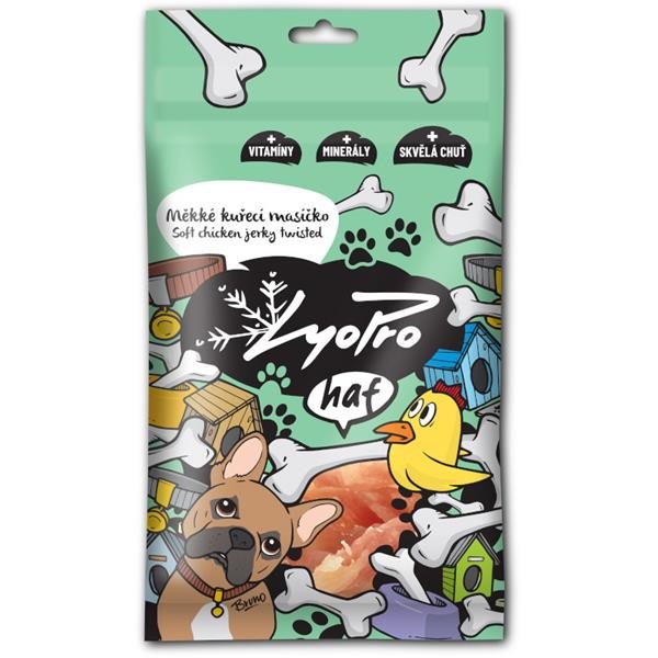 Lyopro DOG poch. sušené Měkké kuřecí masíčko 70g