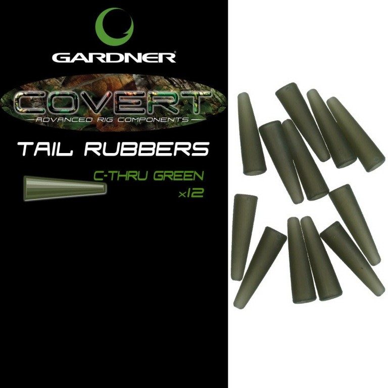 Gardner Převleky Covert Tail Rubbers C-Thru Green ( průhledná zelená)