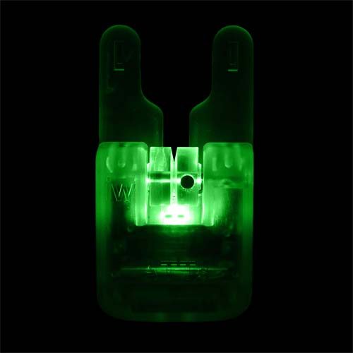 Hlásič Crystal Body ATTs - Underlit Wheel  Green( zelený)