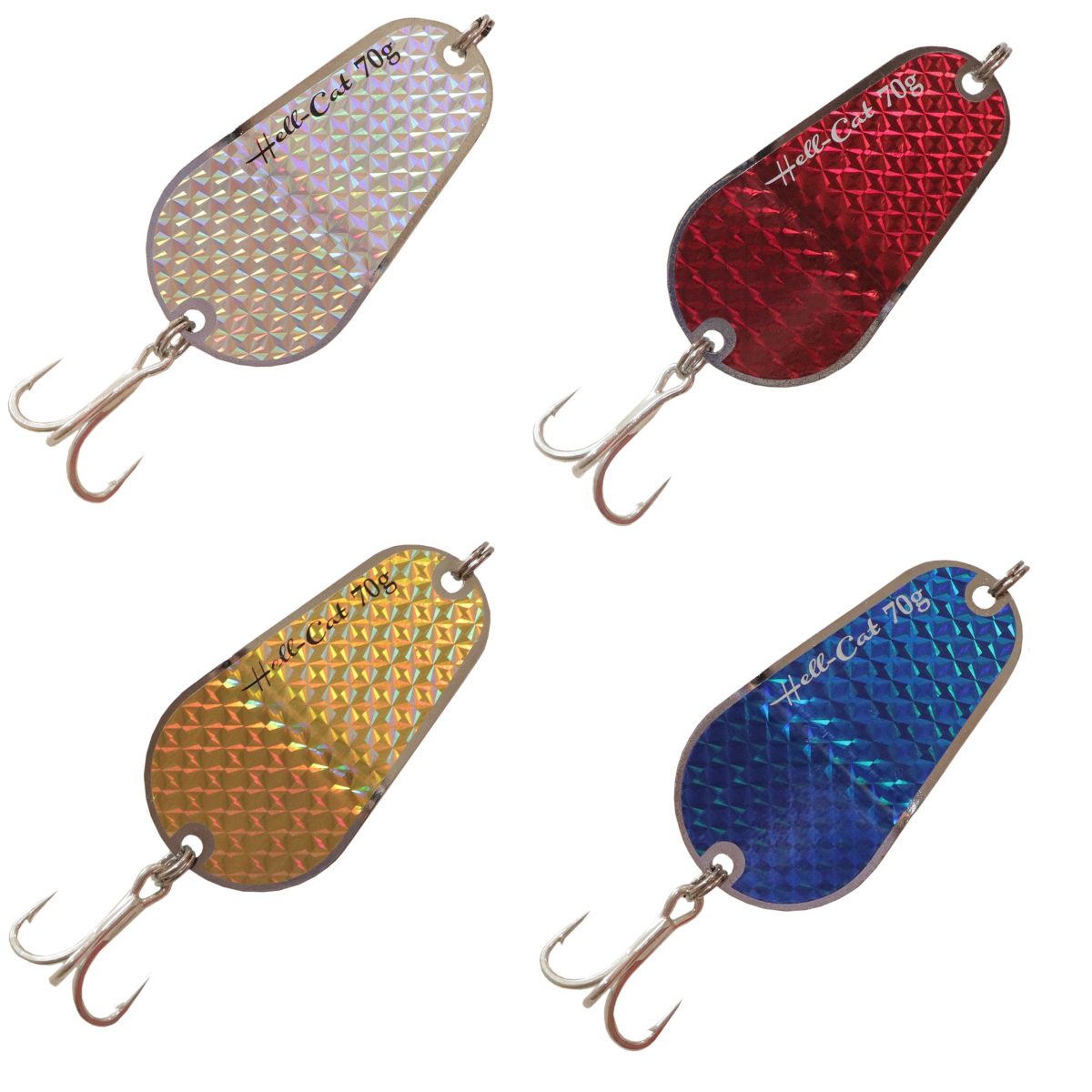 Plandavka Hell-Cat 70g Hologramová modrá