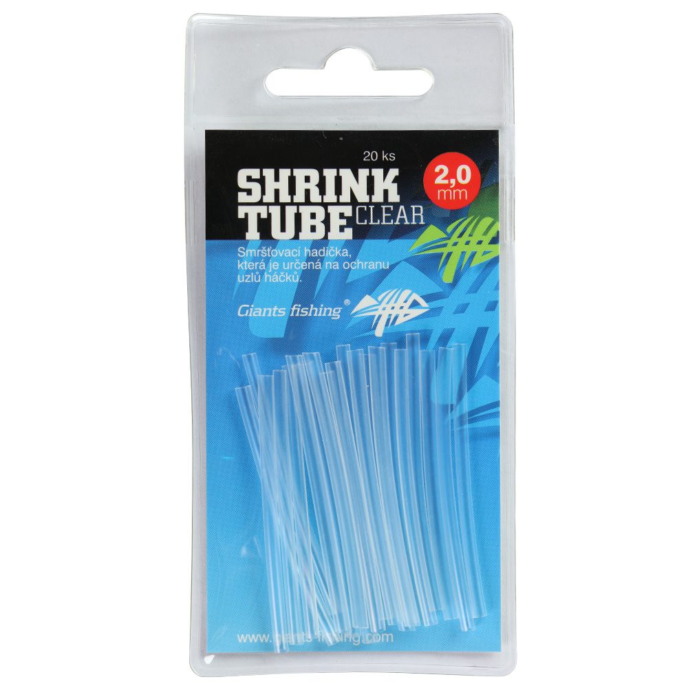 Giants fishing Smršťovací hadičky čiré Shrink Tube Clear 1,6mm,20ks