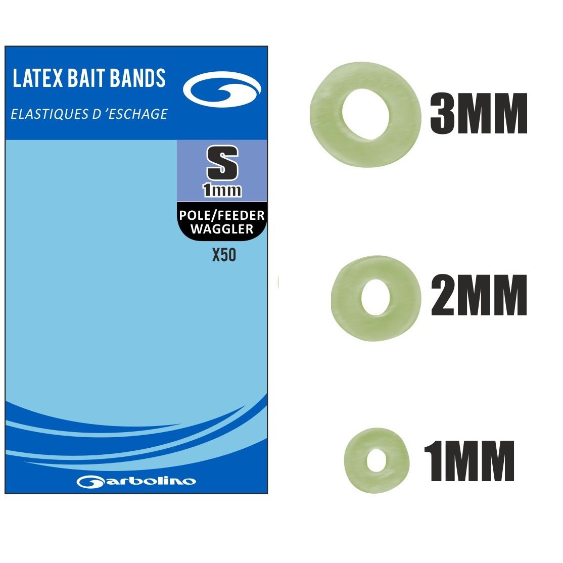 Garbolino elastické kroužky Elastique Deschage L