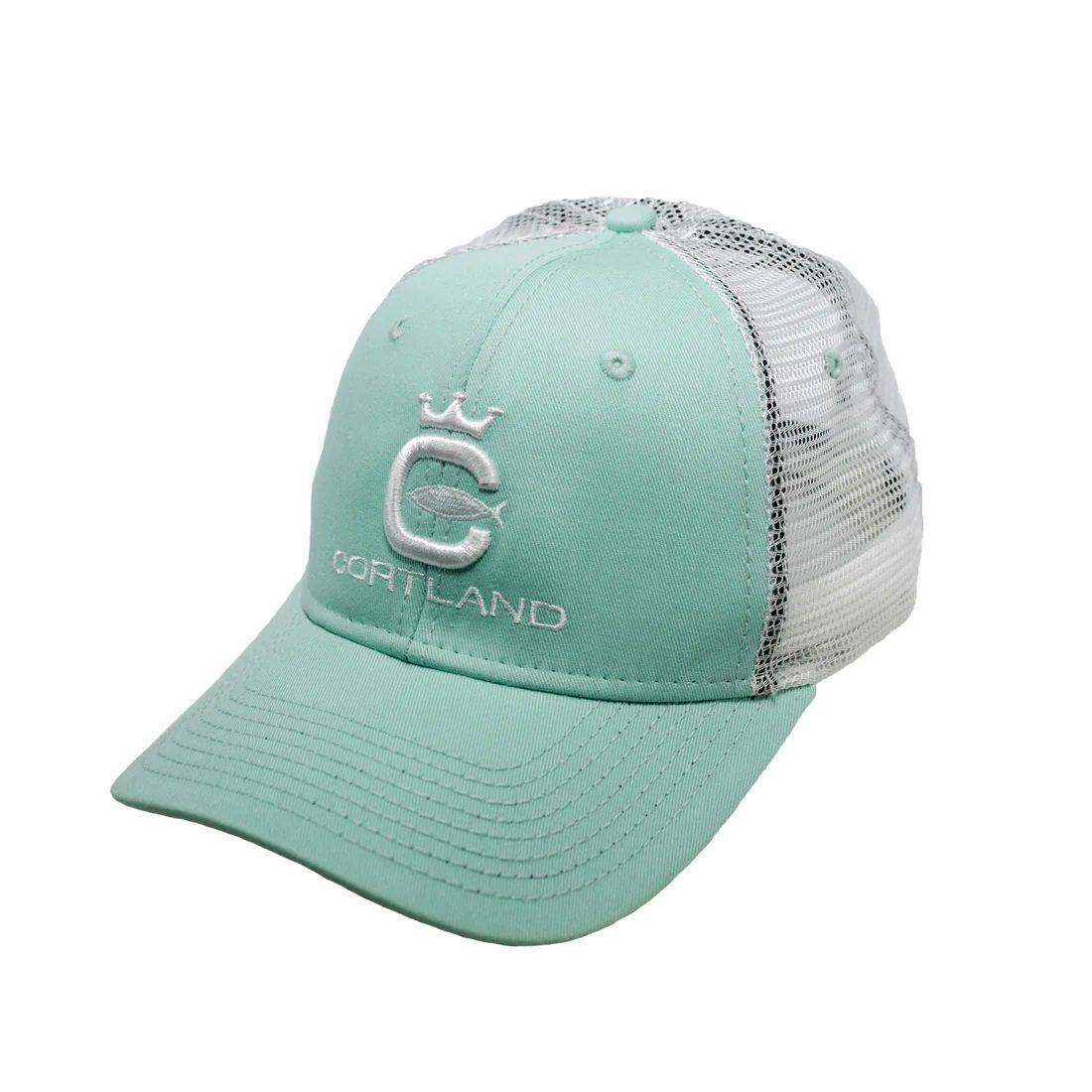 Cortland kšiltovka Overseas Sideline Mesh Cap Cool Mint/White