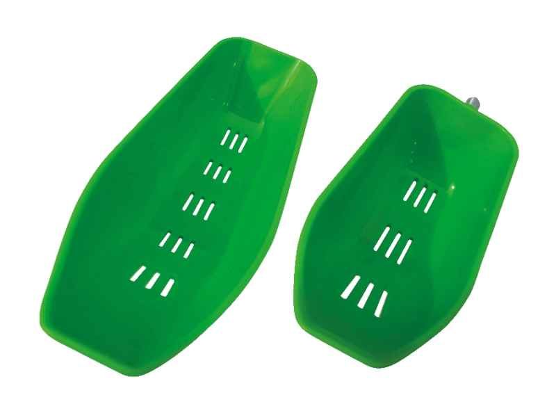 Zakrmovací lopatka Bait Messenger zelená velikost L: 26 x 7cm