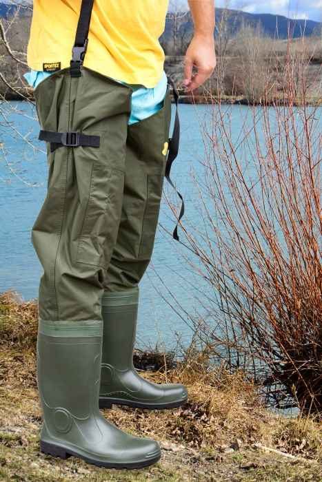 Holínky Lemigo do rozkroku Wodery mužské vel.10,5/45