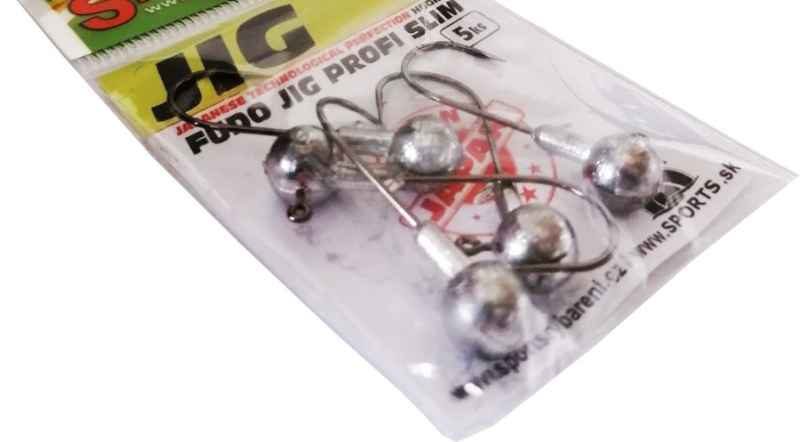 FUDO JIG PROFI Slim s nálitkem 5/0 balení 3ks 20g