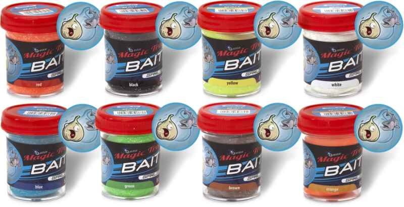 Trout Bait Garlic 50g barva bílá