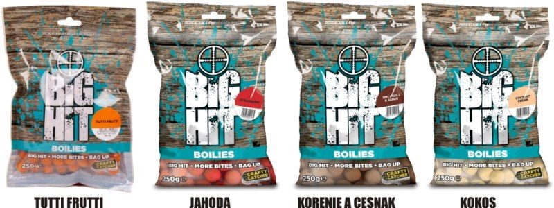 Boilies Big Hit 15mm / 250g Coconut Cream