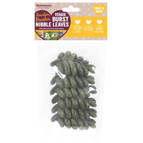 Rosewood Veggie Burst Leaves - hlodací listy 8cm, 6ks, 80g