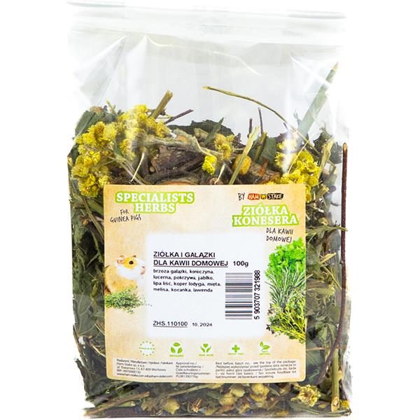 HamStake Speciast Herbs&Branches Guinea Pig 100g