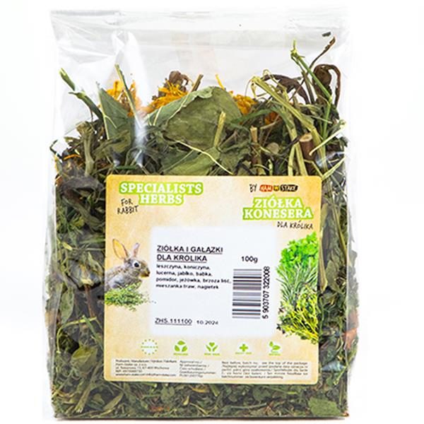 HamStake Speciast Herbs&Branches Rabbit 100g