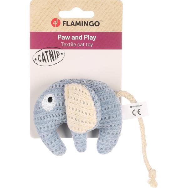 Hračka cat plyš slon Blaro modrý 8cm Flamingo