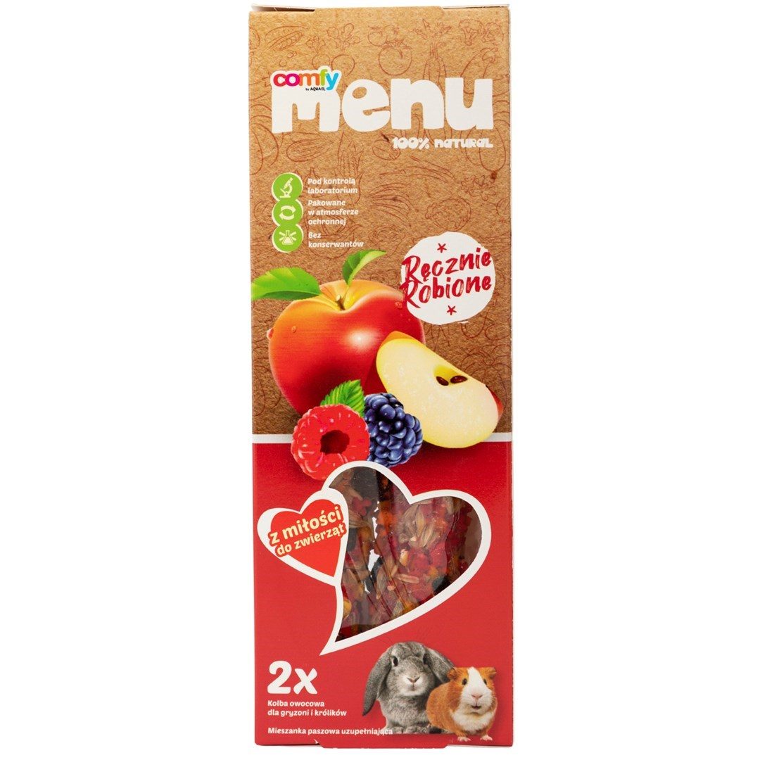 Comfy Appetit COMFY MENU ROD.&RAB. STICKS FRUIT 90G