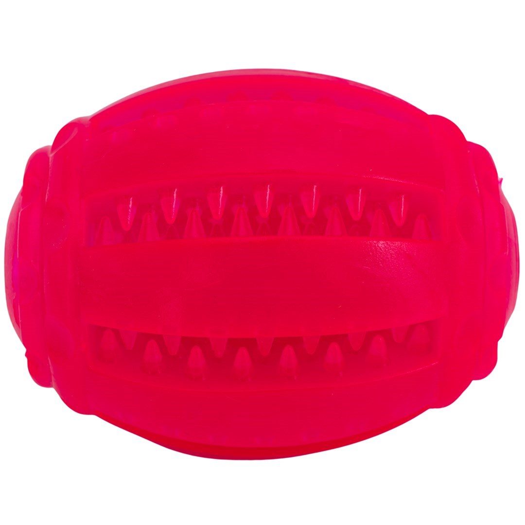 Comfy COMFY TOY DENTAL RUGBY MINT 8X6,5CM PINK