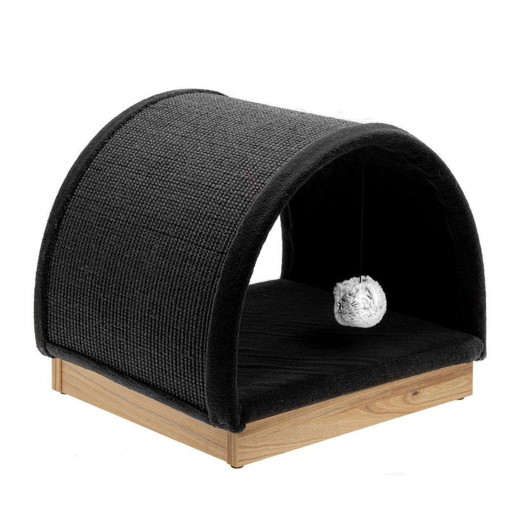 ECOMFY ŠKRABADLO HALF MOON II 35X60 šedé