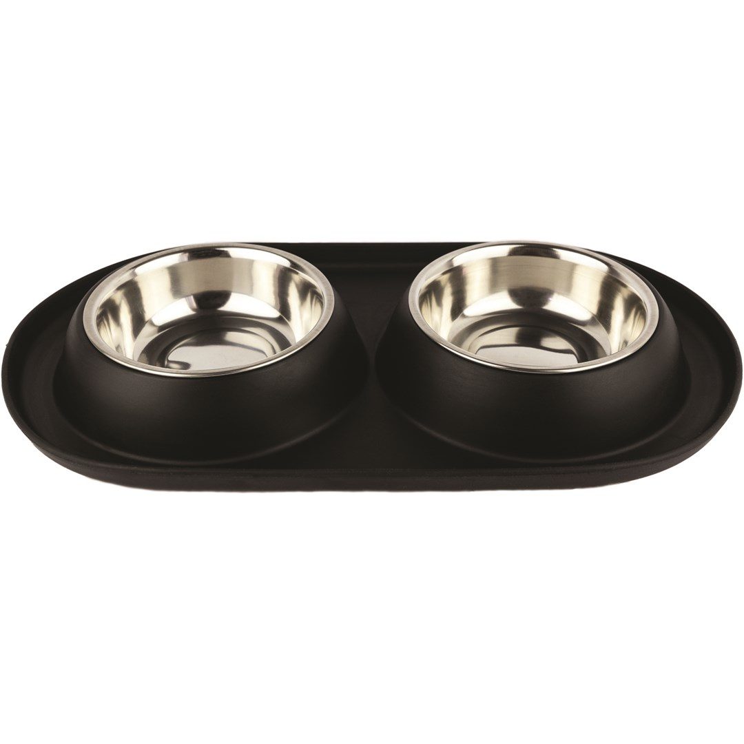 Have a Pet COM/HAP METAL BOWL 2 X 220 ML