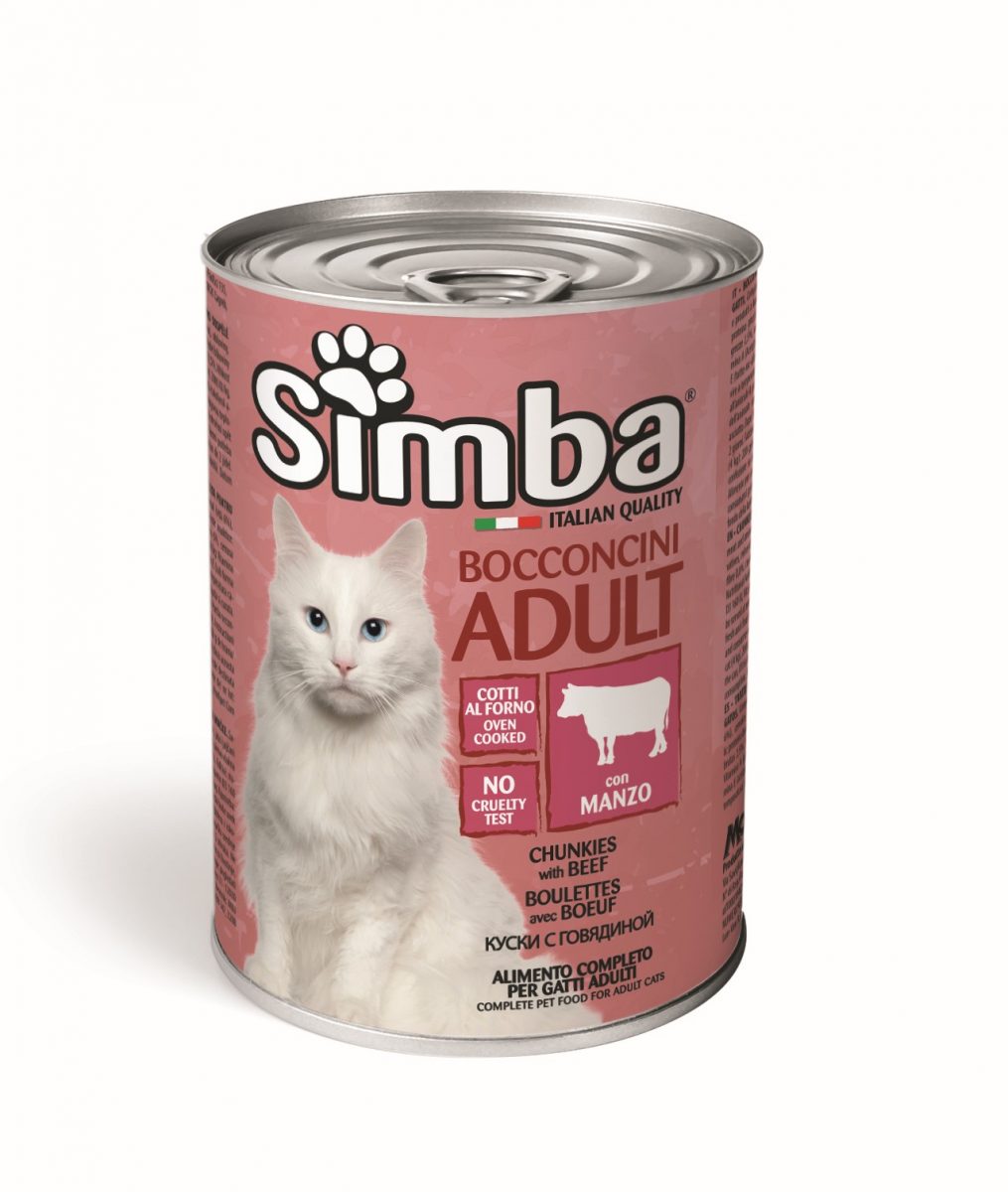 SIMBA Cat  hovězí kousky 415g