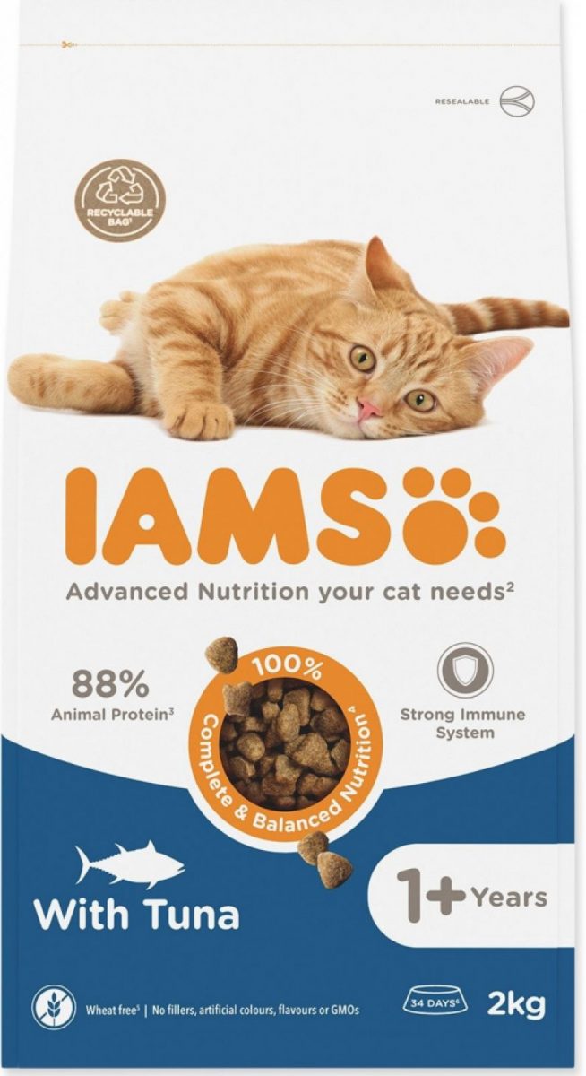 Krmivo IAMS Cat Adult Tuna 2kg