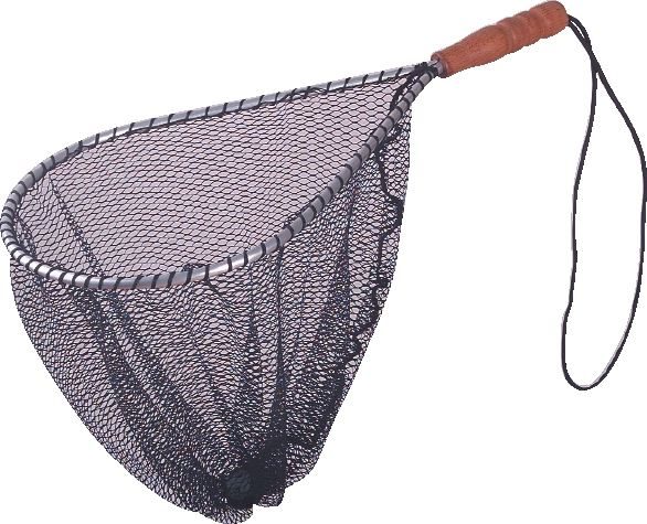 Raketový podběrák s dřevěnou rukojetí