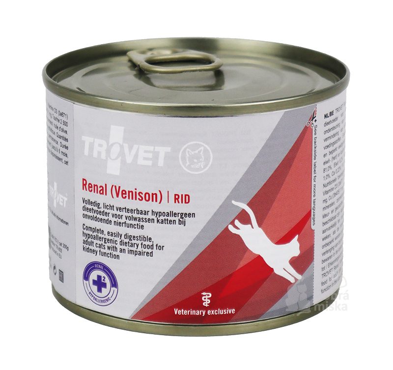Trovet kočka RID konz. venision 200g