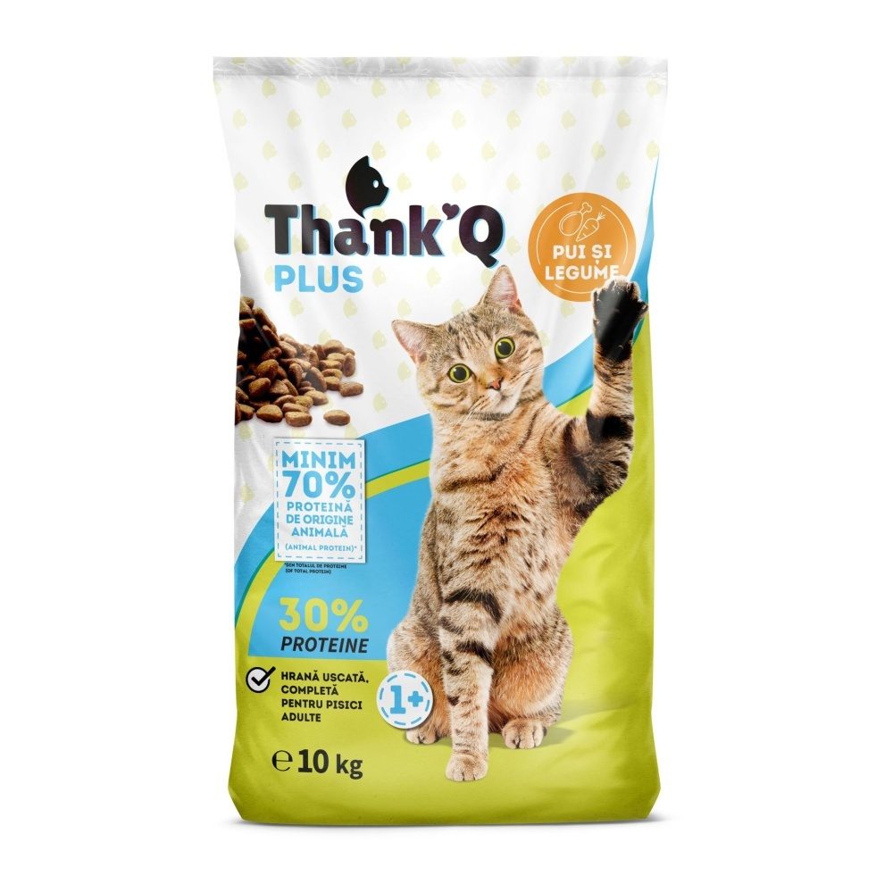 Thank´Q Plus Cat Adult Kuře 10 kg