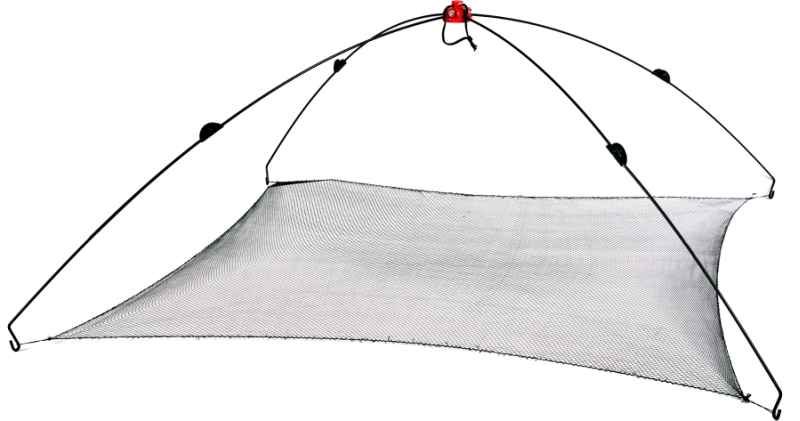 Čeřen na nástražní rybky se síťkou 1x1m