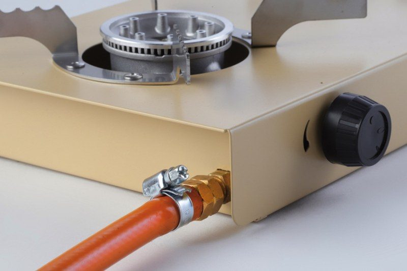 Dvouhořákový vařič RIVET s regulací plamene