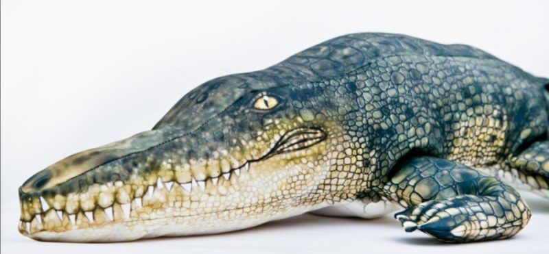 Dekorační polštář - Krokodýl 120cm