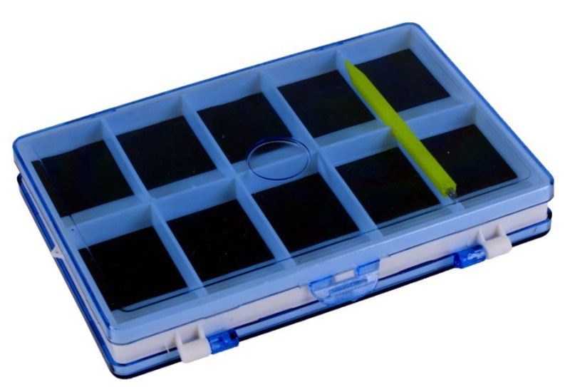 Oboustranná magnetická krabička na háčky 12,5 x 9cm