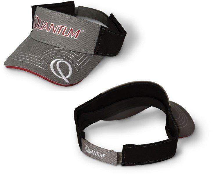 Rybářská kšilt Quantum - VISOR šedo bílý