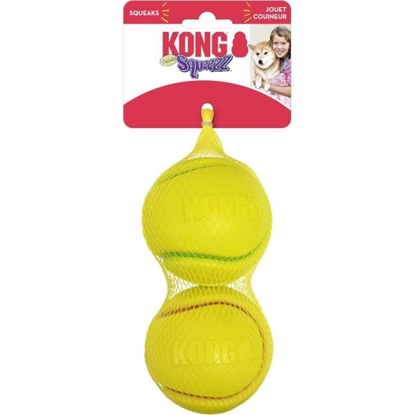 Hračka tenis Squeezz míč 2 ks L KONG