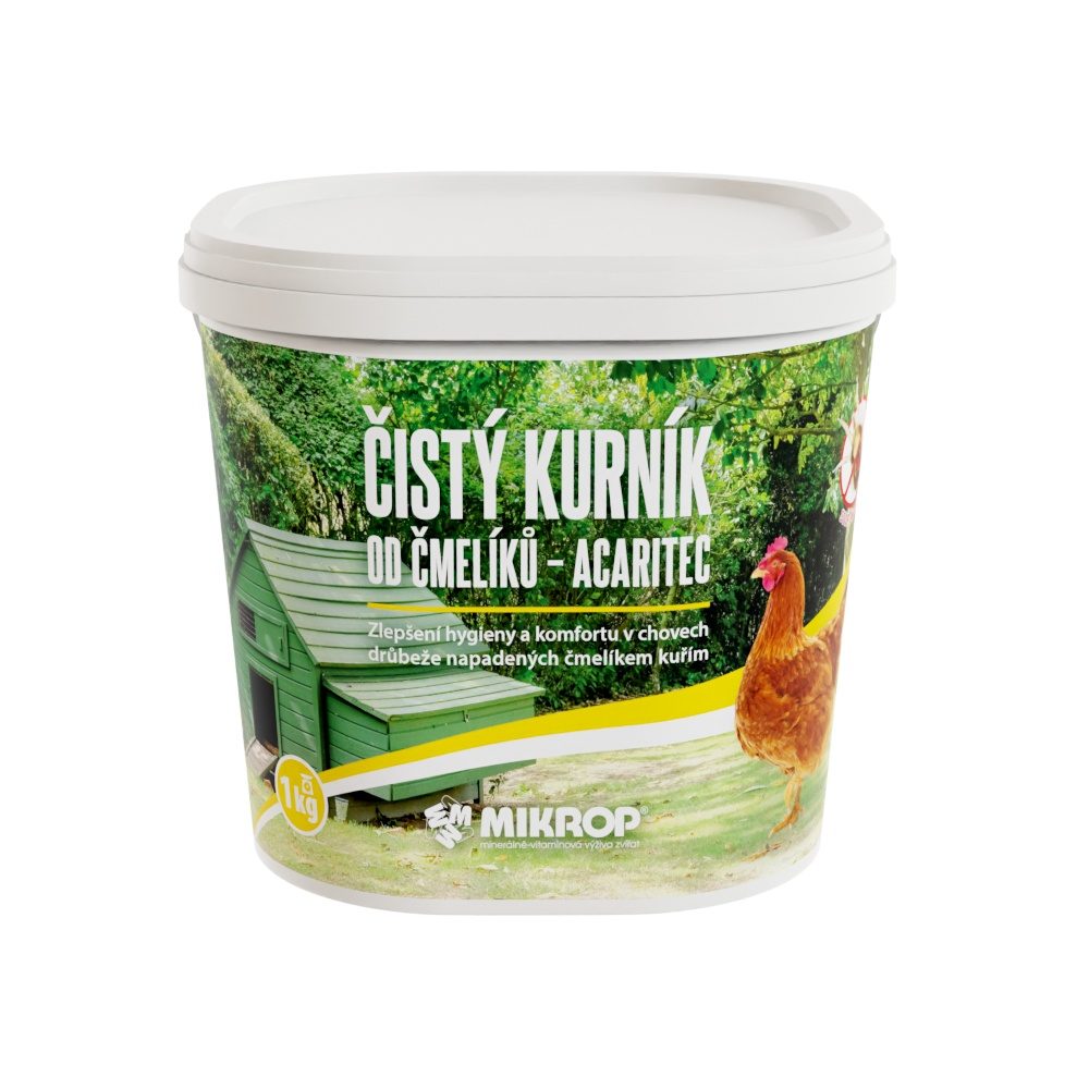Mikrop Čistý kurník od čmelíků - Acaritec 1kg