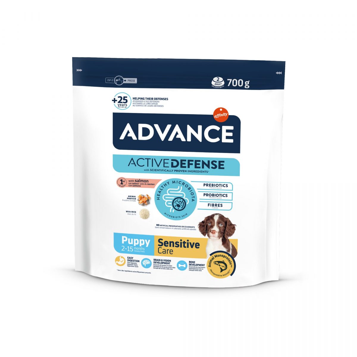 Advance puppy sensitive  losos a ryze 700g