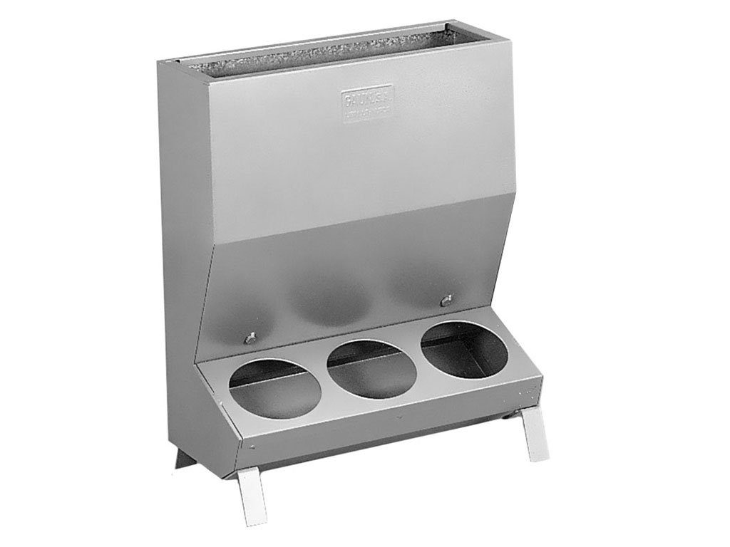 Násypné krmítko pro selata trojmístné GAUN 73800 - 25KG