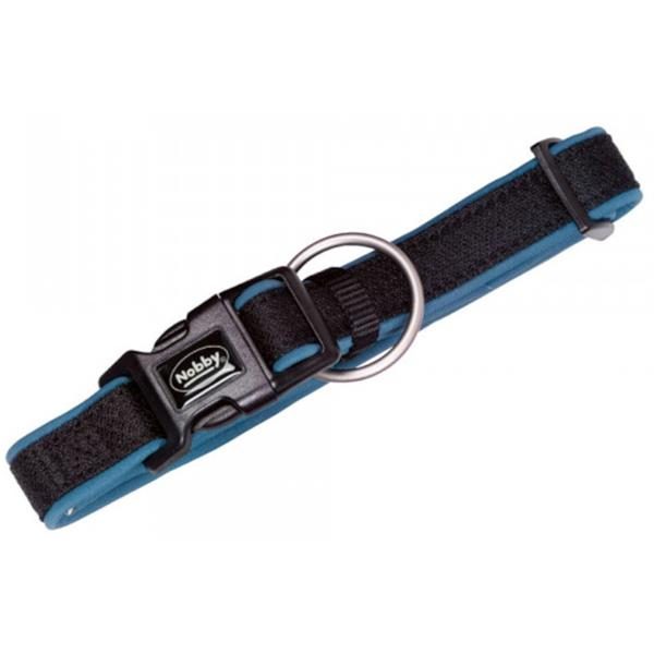 Obojek nylon Mesh Preno 50-65cm x 25-35mm modrý Nobby