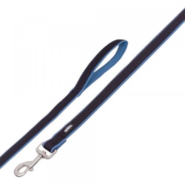 Vodítko nylon Mesh Preno 120cm x 20-25mm modré Nobby