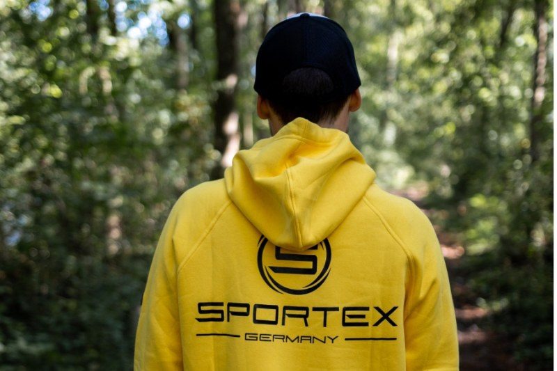 Sportex rybářská mikina s kapucí žlutá vel.XXL