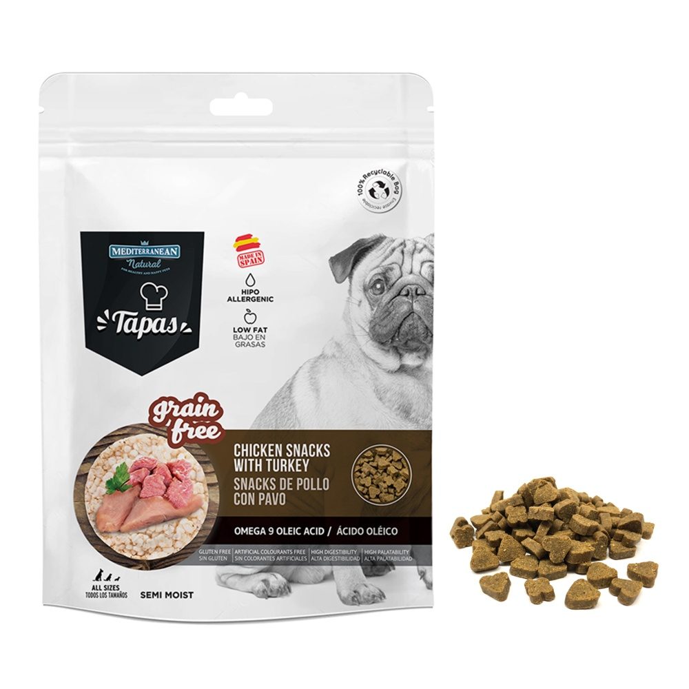 Tapas Snack Dog Chicken with Turkey GF 150 g