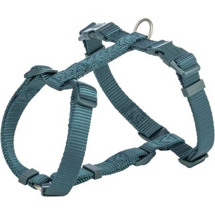 H-postroj PREMIUM, petrolejová XS-S:hruď:30-44cm/10mm